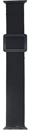 Brazalete elástico ajustable o banda de tobillo, Correa Reloj compatible con Apple Watch 38 mm Series 3 2 1/Apple Watch 40 mm Series 6 SE 5 4, banda elástica para hombres y mujeres (negro, mediano)