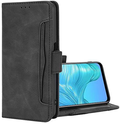 Schutzhülle für Umidigi Bison Hülle, Schutzhülle Handy Lederhülle PU Leder Hülle Handytasche Cover Handyhülle für Umidigi Bison Ledertasche-Schwarz