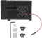 4 Case | Single Fan Heat Sink CNC Protective Cover | 4 Heatsink for Raspberry | Pi 4 Aluminum Alloy Case Radiator | Simple Removable Top Cover for Pi 4 Model B/ 4B(black)