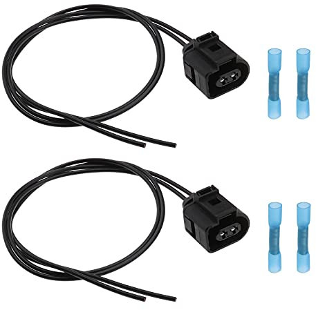 eMagTech Ersatz Stecker Scheinwerfer Kabelbaum Buchse 2-Polig 1J0973722 2 Sätze