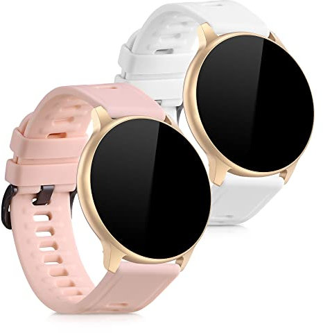 kwmobile 2X Sportarmband kompatibel mit AGPTEK LW11 Armband - Fitnesstracker Band Set aus TPU Silikon