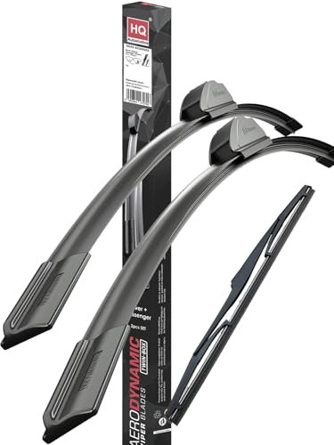 HQ Automotive Wiper Blades for Vauxhall Insignia Sports Tourer Estate (2017 and later) Front Rear Kit, Ad02-421|Hq10F