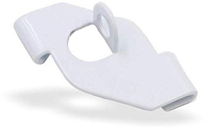 Licht-Zubehoer.de 100x Deckenclips mit Öse für Odenwalddecken Schienen, passend für Rasterdecken ohne bohren | mit Öse | weiss