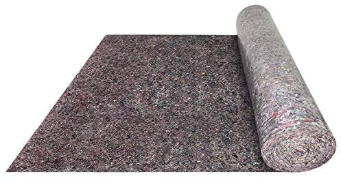 YUENFONG Telo protettivo in tessuto non tessuto, 50 m x 1 m, con rivestimento antiscivolo in PE, 180 g/m², 50 m², protezione della superficie per pittori e fai da te