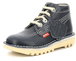 Kickers Neorallyz, Stivaletti Bassi con Lacci Unisex-Bambini, Marina, 32 EU