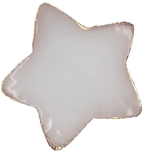 Nail Art Palette Resin Nail Art for Nail Polish Gel Polygel Varnish Colour Mix Manicure Cosmetic Tool - White Star