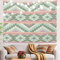 BaoNews Ethnischer geometrischer Wandteppich, im Navajo-Stil, groß, Wandbehang, Polyester-Tischdecken, Wandteppich, Schlafzimmer, Wohnzimmer, Schlafsaal, 100 x 150 cm
