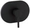 Kiamami Valentina - Rubinetto Miscelatore Incasso Doccia | Leva Monocomando | Ottone Nero Opaco | Design Moderno, Nero Opaco, Ottone