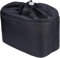 JAKAGO Sac étanche résistant aux chocs pour appareil photo reflex numérique avec 4 séparateurs amovibles pour objectif Canon Sony Nikon Olympus DSLR ou flash de flash (Noir), Noir , Sac pour appareil