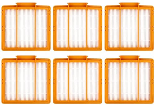 (6 Pezzi) Filtri HEPA Compatibili Con Shark Rv2820Ye, Av2800Ze, Av2810Ys, Av2501Ae, Rv2502Ae, Av2501S, Av2511Ae, Rv2410Wd, Rv2610Wa, Rv2610Wd, Rv2620Wd, Accessori Per Filtri Per Robot Aspirapolvere, P