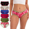 INNERSY Damen Unterhosen Baumwolle Schlüpfer Sport Hipster Panties Frauen Bunt Slips Mehrpack 6 (M, Sport Kontrastfarben)