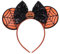 Halloween Bandeau Araignée Serre-tête Oreilles de Souris avec Gothique Chokers Noir Bandeau Citrouille Crâne pour Enfants Adultes Fête Soirée Party