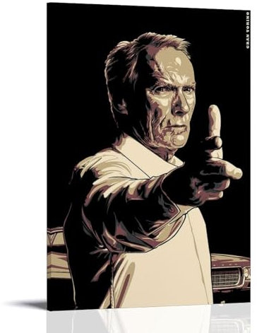 INEOUT Filmposter Gran Torino (2008), dekoratives Gemälde, Leinwand-Wandposter und Kunstdruck, modernes Familienschlafzimmer-Dekor-Poster, 40 x 60 cm