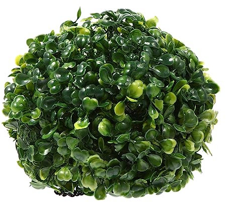 Sosoport 1stk Blumen Kugel Lampe Topiary-kugellicht Sonnenlicht Faux Buchsbaum Kugel Laterne Zum Aufhängen Für Den Garten Hängender Topiary-ball Led-topiary-licht Kugellampe Abs Draussen