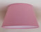 30 cm Cono Paralume, Tessuto di Cotone con PVC Bianco, Prodotto Artigianale, per Lampada da Tavolo, Piantana (Rosa)