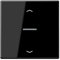Jung BTLS17101PSW JUNG HOME Taster 1-fach mit Pfeilsymbolen Schwarz