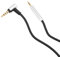 Yunseity Câble Audio de 2,5mm à 3,5mm pour Casque QC 25 QC35 QC35II QC45 NC700 Y40 Y45 Y50, Cordon à Angle Droit à 90 Degrés, avec Micro en Ligne et Contrôle du Volume, 4,9