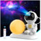Kaishengyuan Sternenhimmel Projektor, Galaxy Projector mit Bluetooth Lautsprecher,Timer und Fernbedienung,Astronaut Projektor Nachtlicht für Kinder,Erwachsene(K980)