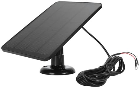 10 W Solarpanel Ladegerät für Nest/Eufy Doorbell 2K Kamera, Ring Video Doorbell 2, Video Doorbell 3+, Doorbell 3/4 Plus, mit 360° Verstellbarer Halterung, IP66 Wasserdicht