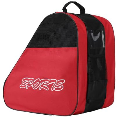 Zuasdvnk Rollschuhtasche für Erwachsene, Skischuhtasche mit verstellbarem Schultergurt, Tasche für Schlittschuhe – für Damen und Herren