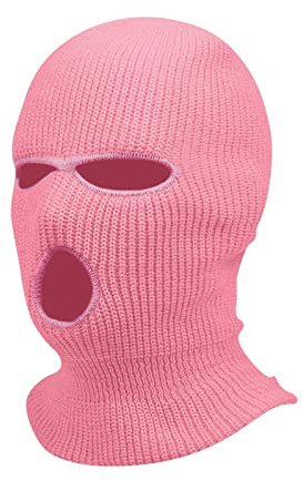 Sturmhaube Motorrad Halloween 3 Löchern Gestrickte Balaclava Herren Sturmmaske Winter Warm Strickmaske Basic Damen Maskenhut Sport Skimaske Outdoor Multifunktions Maske Neon Vollgesichtsabdeckung