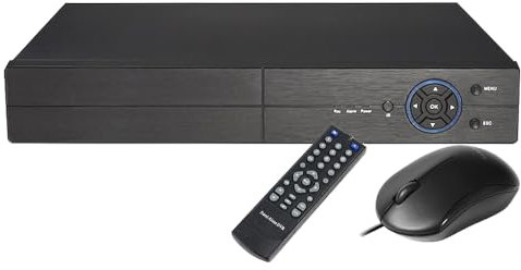 JUSTOP 8 Channel CCTV DVR With 4TB Hard Drive, 5MP 3K Lite H.265 Digital Video Recorder for CCTV Security Camera Systems, 8CH BNC Inputs, Remote Access, Motion Detection, Email Alert (4, TB)