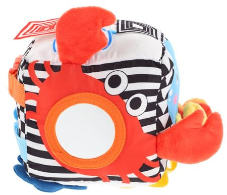 Toyvian Cubo De Actividades Con Bloques De Vestir y Tablero Juguete Para Gatear Desarrollo De Bebés