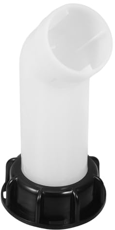 FOMIYES IBC Ablaufschlauch 60mm mit Grobgewinde Ventilkappe und Verlängerungsrohr für IBC Behälter Auslaufsicherer Anschluss für Wassertanks und Regentonnen