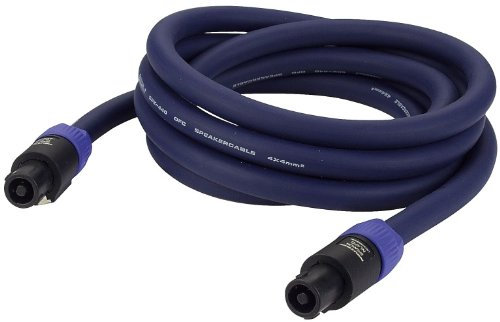 Speakon - Cable para altavoces (4 x 4 mm², 15 m, conector Neutrik)