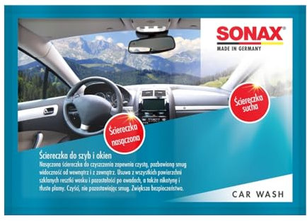 Carpoint Sonax Wachsentferner Tücher Trockentuch + Feuchttuch 9ml