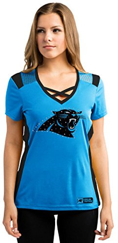 Majestic Carolina Panthers Women's 2016 Draft me Fashion Top T-Shirt (XL)