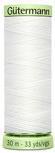 Gutermann Top Stitch Thread 30m White - 800