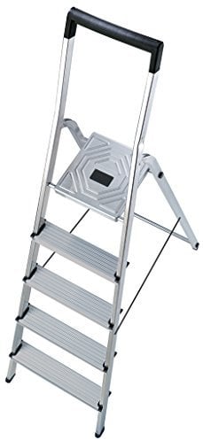Escabeau Domestique Pliable en Aluminium 5 marches Ultra léger Hailo L40