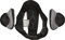 BELL Rouge Pad Kit Street Motorradhelm-Zubehör – Schwarz/XL