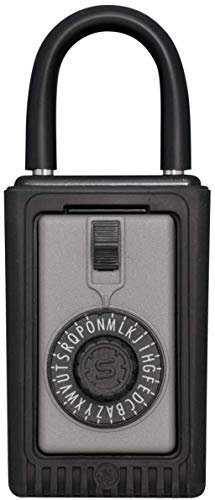 Kidde AccessPoint 001012 KeySafe Original 3-Tasten-Tragbares, drehbares Zifferblatt, Titangrau