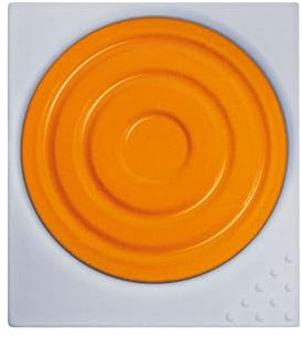 LAMY Z70 einzelne Farbschale 013 in orange - geeignet für alle LAMY Deckfarbkasten - leicht austauschbar - hochpigmentierte, Brillante Farbtöne mit hoher Deckkraft