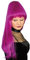 KÖRNER Festartikelimport GmbH Sadia Halloween Perücke Hochfrisur Magenta Einheitsgröße