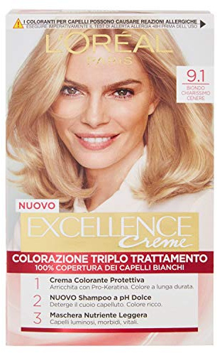 EXCELLANCE N.9,1 biondo chiaris.cenere - Die Haarfarbstoffe