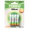 4x AAA 600 mAh AAA 600 1.2v RECHARGEABLE NI-MH BATTERIES FOR CORDLESS PHONE/SOLAR LIGHTS