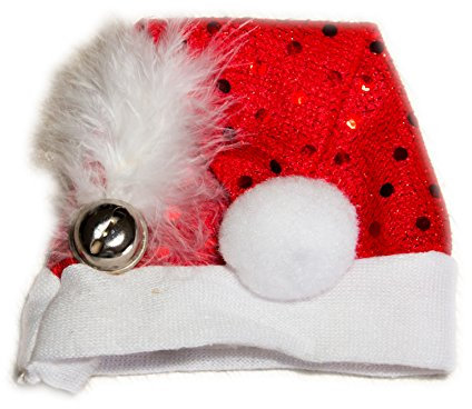 Ciffre Weihnachtsmützen Mütze Nikolausmütze Weihnachtsmütze - Haarspange Glocke