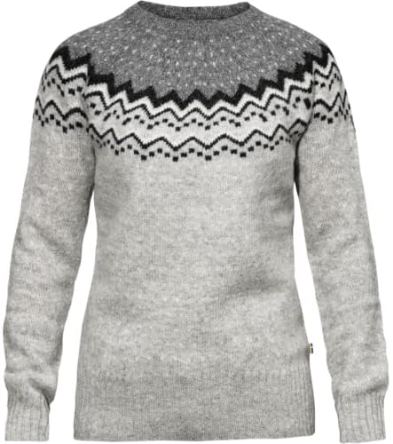 Fjällräven Damen Övik Strickpullover, Grau, Standard-Größe