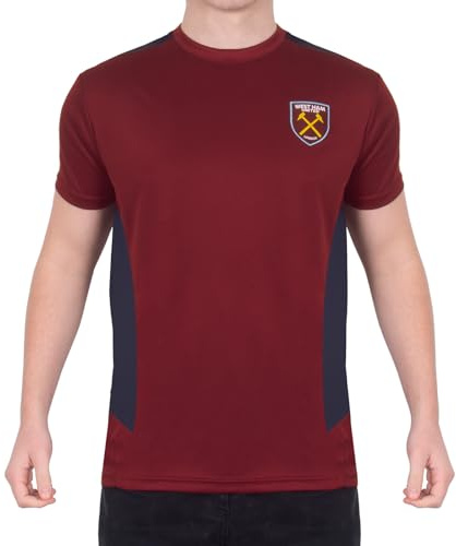 West Ham United FC Mens T-Shirt Poly Official Football Gift