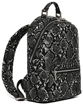 Replay Damen Fw3915.000.a0247e Rucksack Mehrfarbig (White Black)