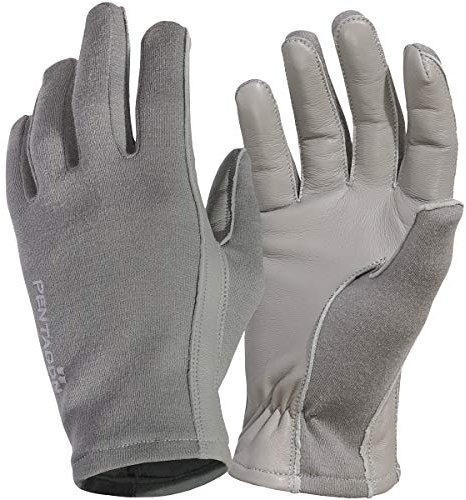 Pentagon Pilotenhandschuh Nomex Kurz (Grau, M)