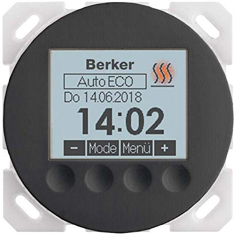 Berker Temperaturregler Zeitgesteuert,R.1930 sw 20462045