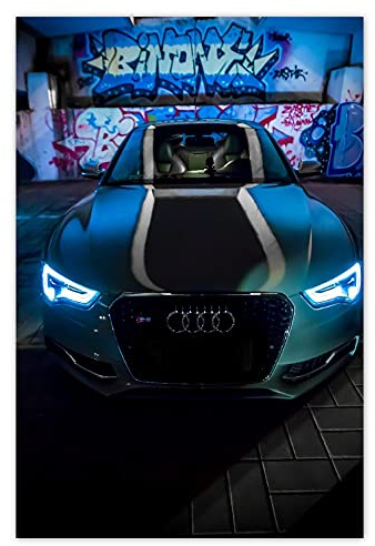 H2643 Foto-Poster, Motiv: Audi Nr. 62 x 93 cm