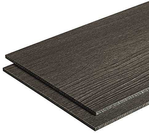 HPL Platte wetterfest | Fassadenplatte, Balkonplatte, Schichtstoffplatten | in 6mm, 8mm | VERSCHIEDENE FORMATE | TOP QUALITÄT MADE IN GERMANY (100 x 90cm (6mm Stärke), Holzdekor Esche)