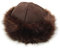 ihreesy Damen Kunstfellmütz,Faux Fuchs Warm Weich Pelz mütze Warm Beanie Mütze Damen Herren Fellmütze Outdoor Skimütze Wintermütze Wildleder Vlies Pelzmütze,Dunkelbraun