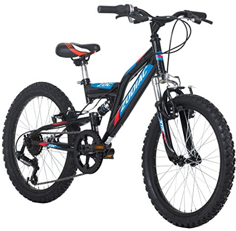 KS Cycling Mountainbike Fully 20'' Zodiac schwarz-rot 31 cm