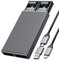 ORICO Dual-Bay Boîtier M.2 NVMe SSD, Aluminium USB3.2 Gen2 10Gbps Adaptateur, pour PCIe M-Key, B&M Key 2230/2242/2260/2280 SSD, sans Outil M.2 Type-C Station d'accueil, Jusqu'à 4To- BM2-2N
